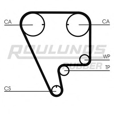 Ремень ГРМ RO-DRIVE ROULUNDS RUBBER купить