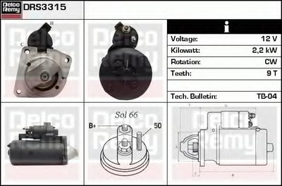 Стартер Remanufactured REMY (Light Duty) DELCO REMY купить