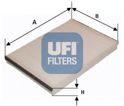 Фильтр, воздух во внутренном пространстве UFI Придбати