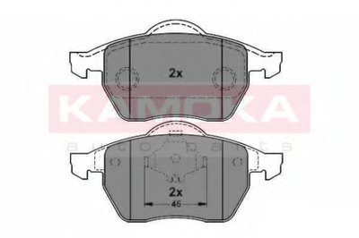 Комплект тормозных колодок, дисковый тормоз KAMOKA KAMOKA купить