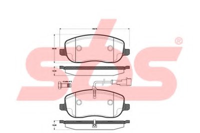 Комплект тормозных колодок, дисковый тормоз sbs купить