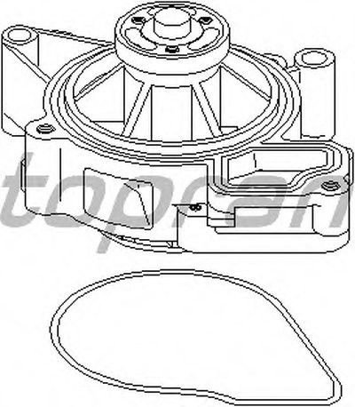 Водяной насос TOPRAN купить