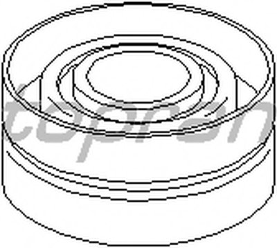 Паразитный / Ведущий ролик, зубчатый ремень TOPRAN купить