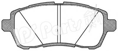 Комплект тормозных колодок, дисковый тормоз IPS Parts IPS Parts купить