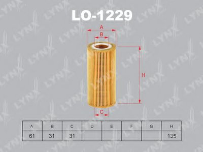 Масляный фильтр LYNXauto купить