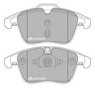 Комплект тормозных колодок, дисковый тормоз MOTAQUIP купить