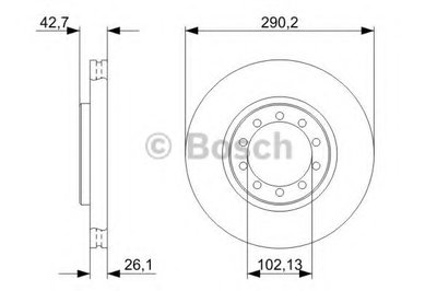 Тормозной диск BOSCH купить