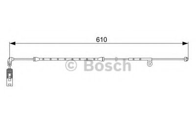 Датчик износа тормозных колодок (передних) BMW Z4 (E86) 06-08 (L=610mm)