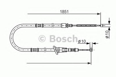 Трос, стояночная тормозная система BOSCH купить