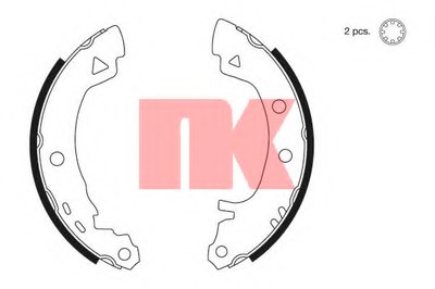 Комплект тормозных колодок NK купить