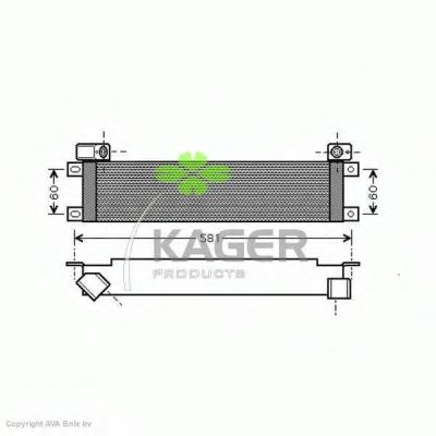 масляный радиатор, двигательное масло KAGER купить