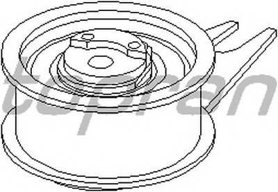 Натяжной ролик, ремень ГРМ TOPRAN купить