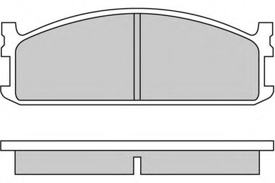 Комплект тормозных колодок, дисковый тормоз E.T.F. купить