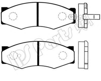 Комплект тормозных колодок, дисковый тормоз IPS Parts IPS Parts купить