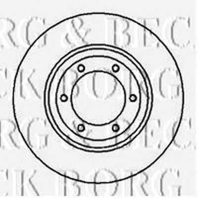 Тормозной диск BORG & BECK купить