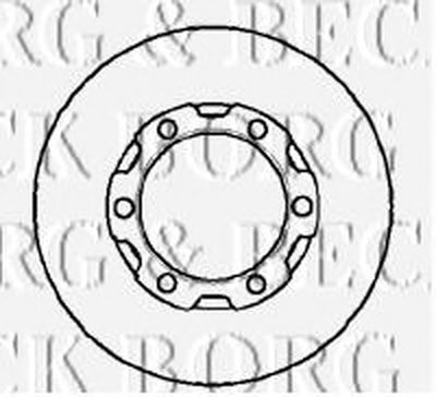 Тормозной диск BORG & BECK купить