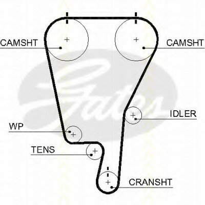 Ремень ГРМ TRISCAN купить