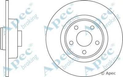 Тормозной диск APEC braking купить