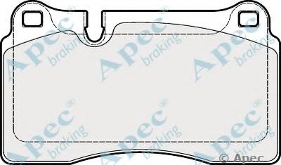 Комплект тормозных колодок, дисковый тормоз APEC braking купить