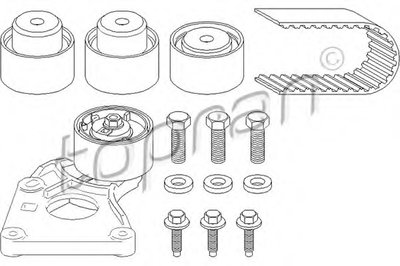 Комплект ремня ГРМ PREMIUM BRAND TOPRAN купить