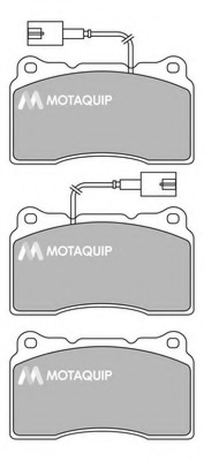 Комплект тормозных колодок, дисковый тормоз MOTAQUIP купить