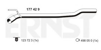 Ремонтная трубка, катализатор ERNST купить
