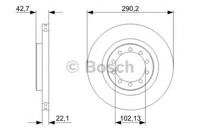 Тормозной диск BOSCH купить