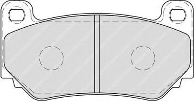 Комплект тормозных колодок, дисковый тормоз PREMIER FERODO купить