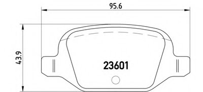 Комплект тормозных колодок, дисковый тормоз BREMBO купить