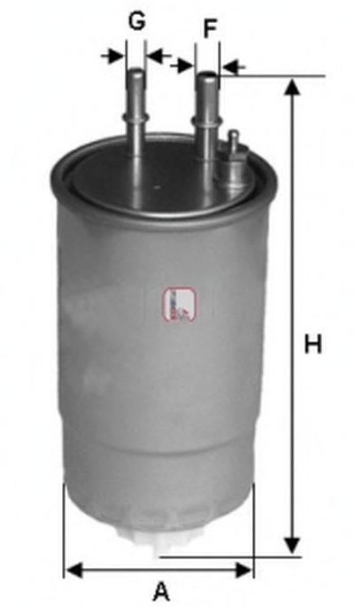 Фильтр топливный Citroen Nemo 1.3HDi 10-/Fiat Doblo 1.3-2.0D Multijet 05- (OE line)