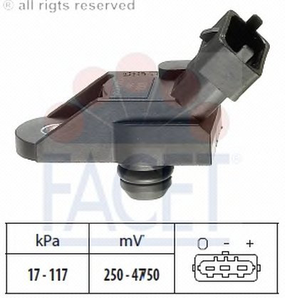 Датчик давления воздуха, высотный корректор; Датчик, давление во впускном газопроводе FACET купить