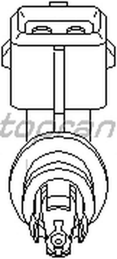 Датчик, температура впускаемого воздуха TOPRAN купить