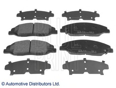 Комплект тормозных колодок, дисковый тормоз BLUE PRINT купить