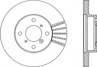 Тормозной диск ADAPTIVE OPEN PARTS купить