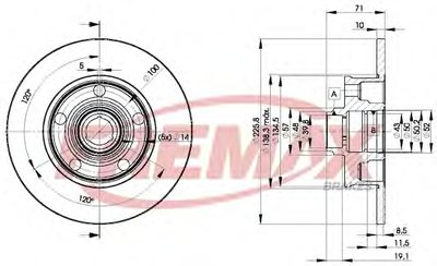 Тормозной диск Premium Carbon + FREMAX купить