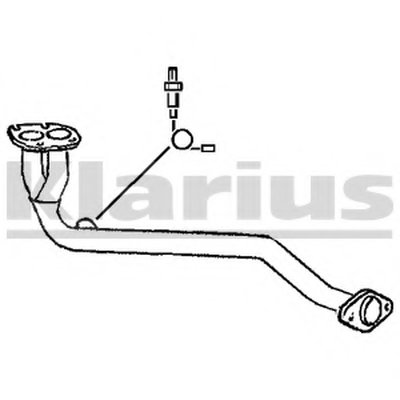 Труба выхлопного газа KLARIUS купить