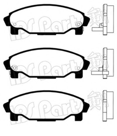 Комплект тормозных колодок, дисковый тормоз IPS Parts IPS Parts купить