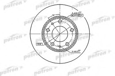 Тормозной диск PATRON купить