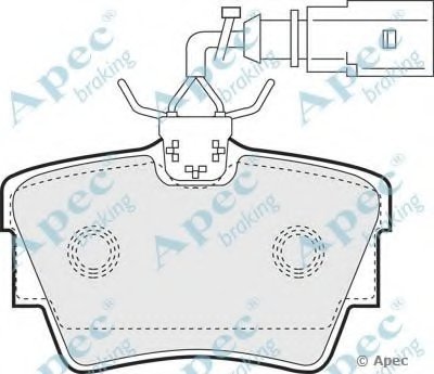 Комплект тормозных колодок, дисковый тормоз APEC braking купить