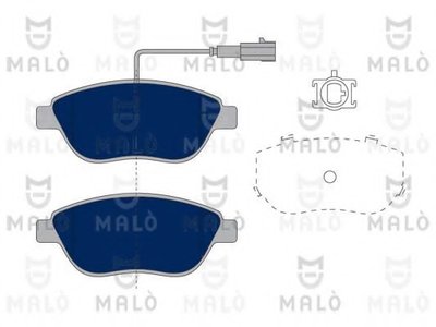 Комплект тормозных колодок, дисковый тормоз MALÒ купить