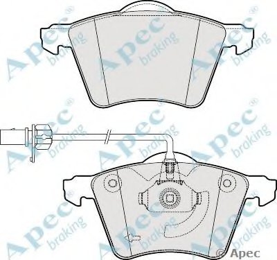 Комплект тормозных колодок, дисковый тормоз APEC braking купить