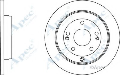 Тормозной диск APEC braking купить