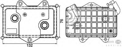 масляный радиатор, двигательное масло BEHR HELLA SERVICE HELLA купить