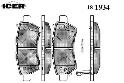 Колодки тормозные (задние) Nissan Pathfinder III 05- 