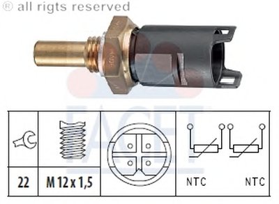 Датчик, температура масла; Датчик, температура охлаждающей жидкости; Датчик, температура масла; Датчик, температура охлаждающей жидкости; Датчик, температура охлаждающей жидкости FACET купить