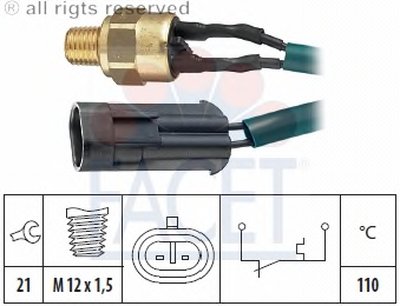 термовыключатель, сигнальная лампа охлаждающей жидкости FACET купить