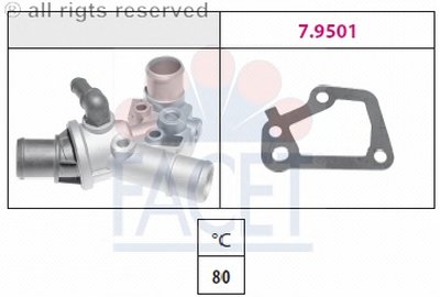 Термостат, охлаждающая жидкость FACET купить