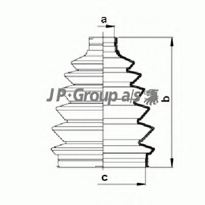 Комплект пылника, приводной вал QH JP GROUP купить