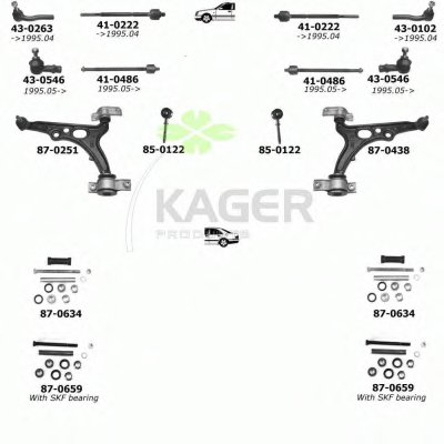 Подвеска колеса KAGER купить