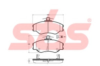 Комплект тормозных колодок, дисковый тормоз sbs купить